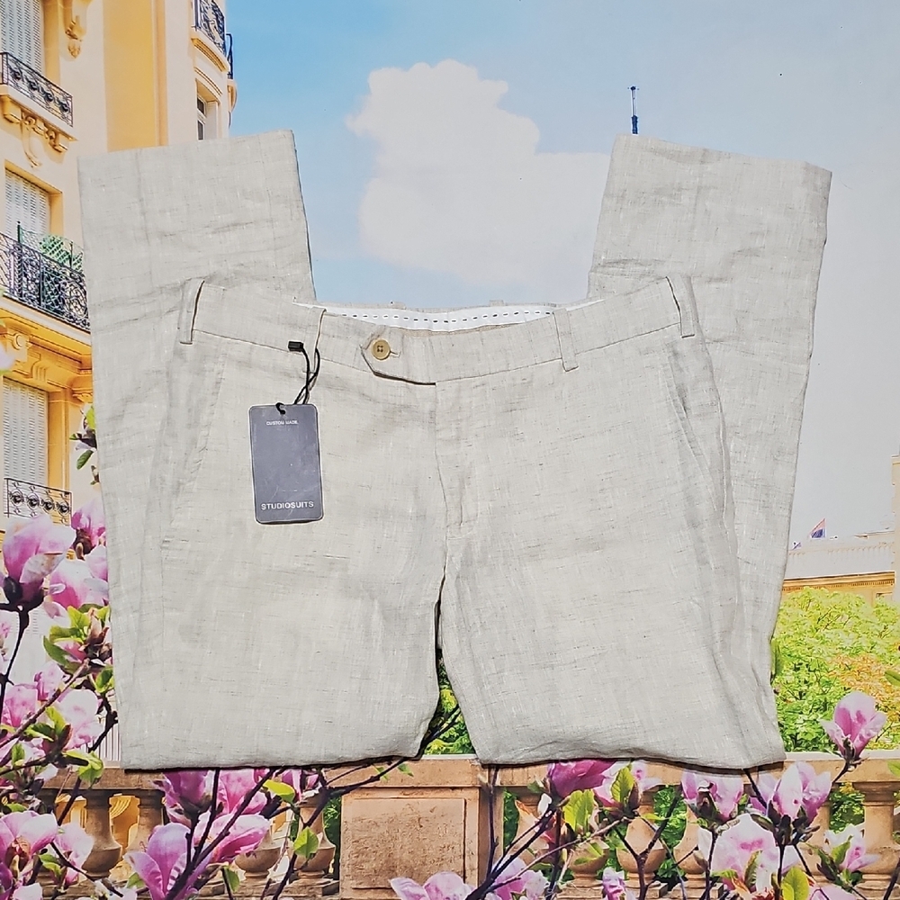Studiosuits Beige Dress Pants Size 32